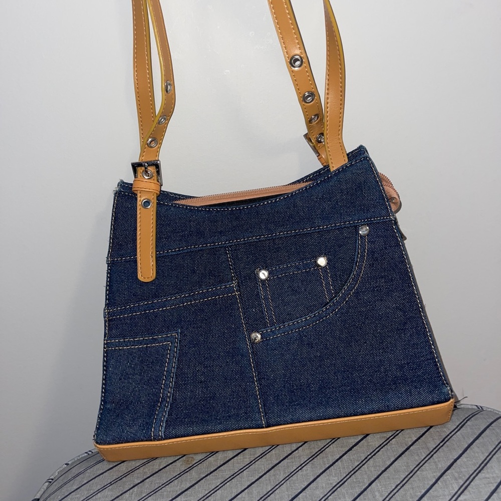 Handmade Vintage Denim Shoulder Bag